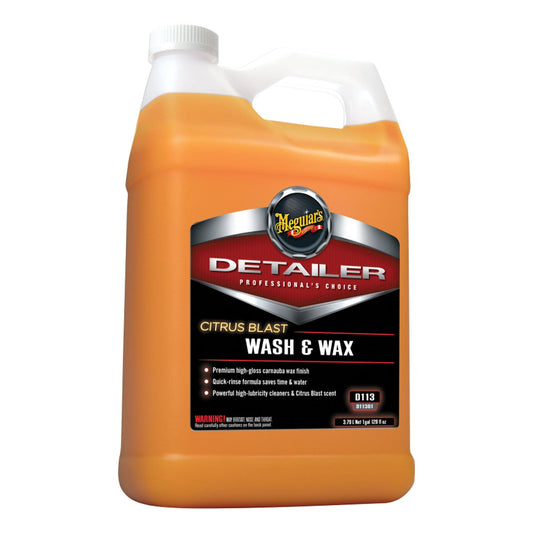 Meguiar's Citrus Blast Wash & Wax, 1 Gallon